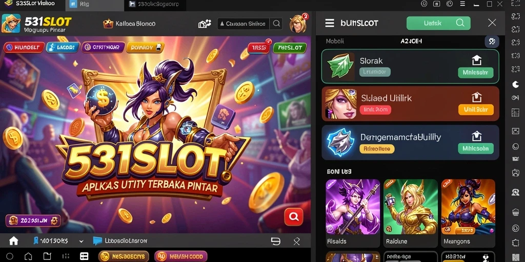 Tampilan antarmuka 531SLOT yang informatif dan menarik.