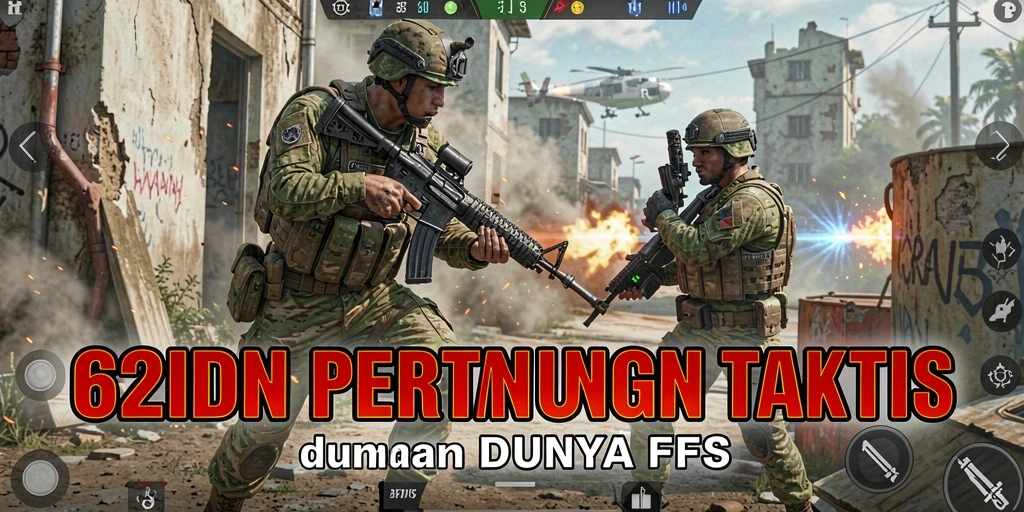 Gameplay seru dan intens di 62IDN dengan aksi tembak menembak.