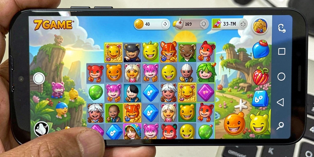 Tangkapan layar gameplay seru dari 7GAME yang penuh teka-teki.
