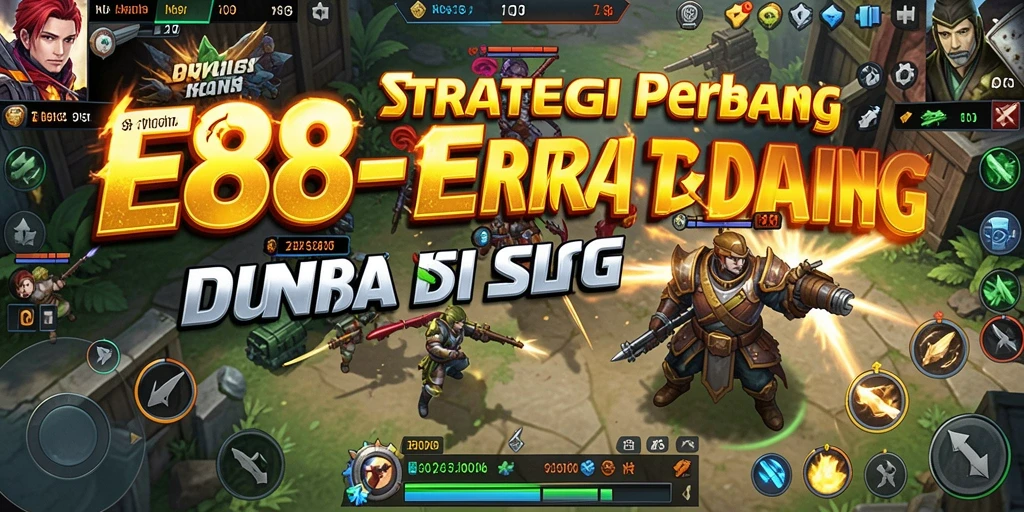 Tampilan gameplay E88 yang epik dalam pertempuran strategi.