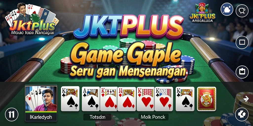 Tampilan gameplay seru dan interaktif JKTPLUS