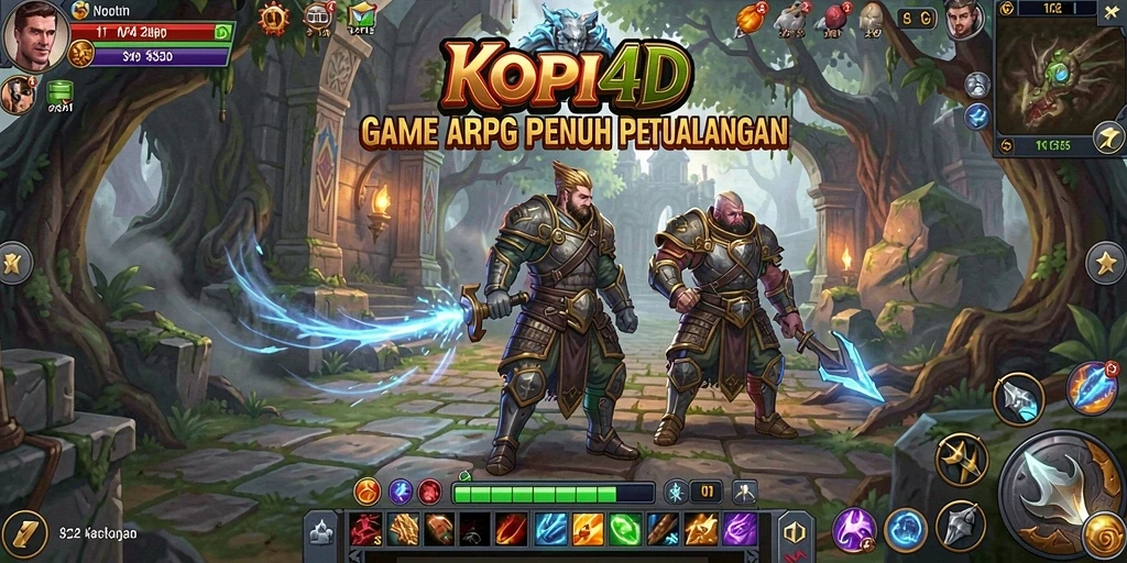 Screenshot gameplay <strong>KOPI4D</strong> menampilkan aksi dalam pertempuran ARPG yang seru.