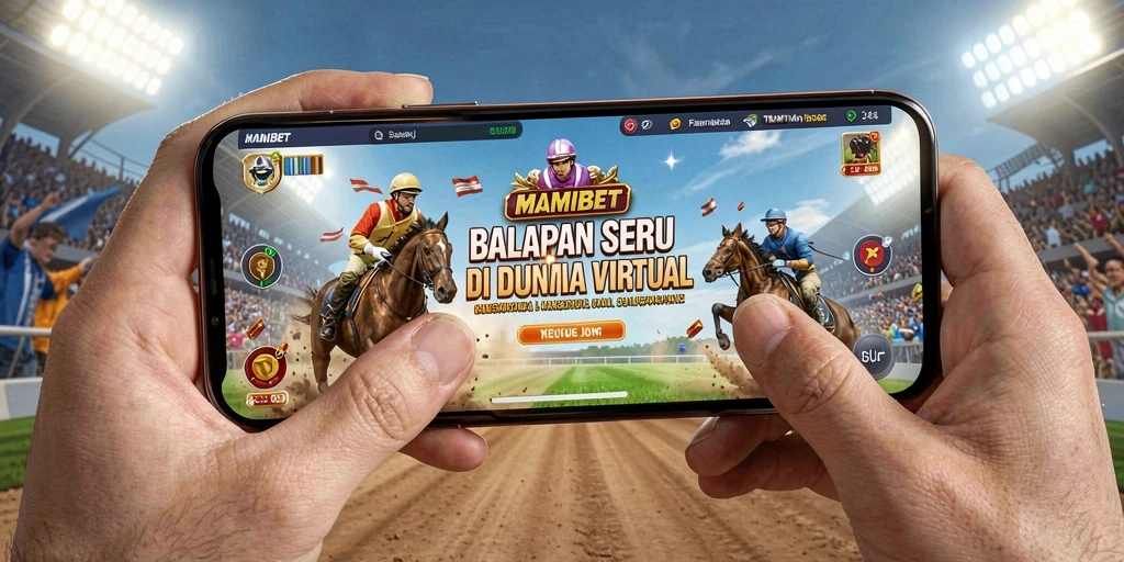 Tampilan gameplay balapan yang seru dan mendebarkan di MAMIBET.