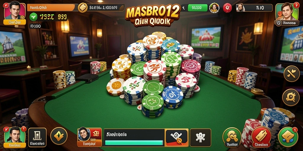 Tampilan gameplay QiuQiu yang seru dan menantang di MASBRO12.