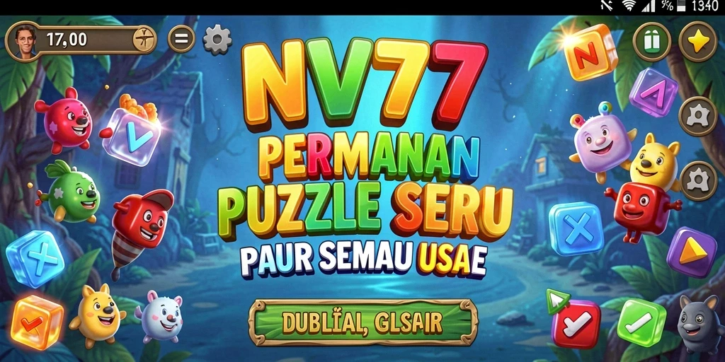Tampilan gameplay menarik dari NV77 menunjukkan tantangan puzzle.
