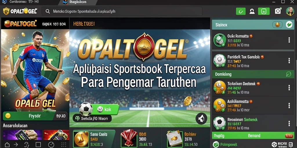 Tampilan gameplay menarik dari aplikasi Sportsbook OPALTOGEL.