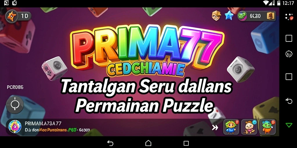 Tampilan gameplay seru dalam PRIMA77 dengan berbagai tantangan puzzle.
