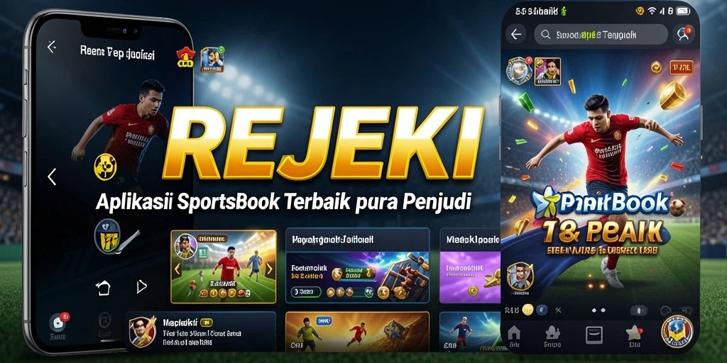 Tampilan menarik dalam aplikasi Sportsbook REJEKI.