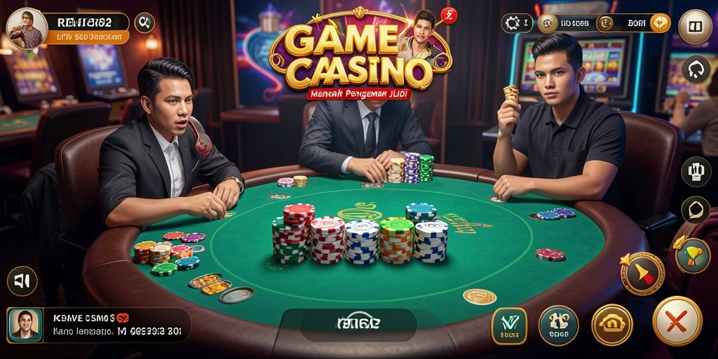 Tampilan gameplay REMI62 yang mendebarkan dengan dealer profesional.