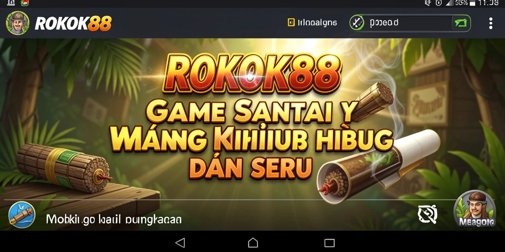 Tampilan gameplay ROKOK88 yang seru dan menarik.