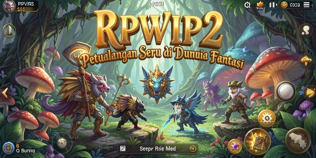 Tangkapan layar gameplay RPVIP2 menampilkan aksi seru dalam petualangan.