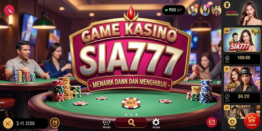 Tampilan gameplay SIA777 yang menarik dan menghibur.
