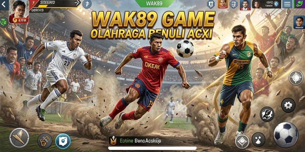 Tangkapan layar utama WAK89 menunjukkan gameplay yang seru dan grafis menawan.