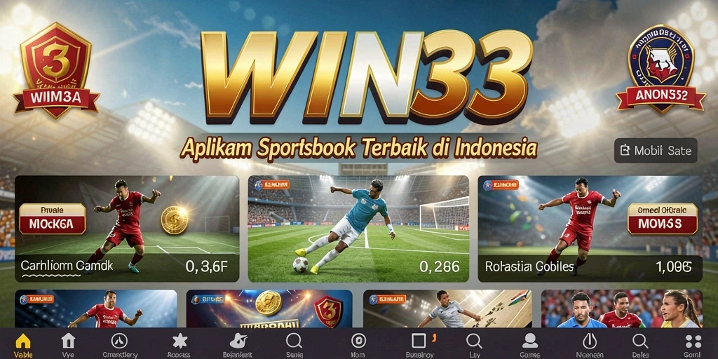 Tampilan gameplay WIN33 yang menarik dan interaktif untuk para penggemar Sportsbook.